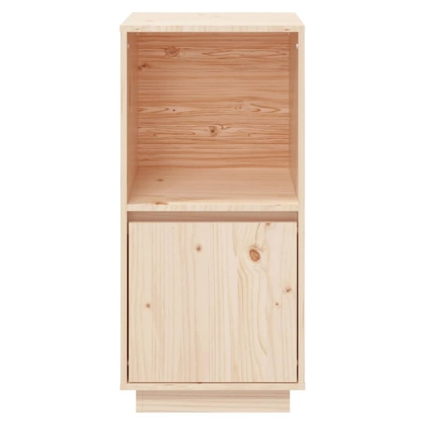 vidaXL Skänk 38x35x80 cm massiv furu Brun