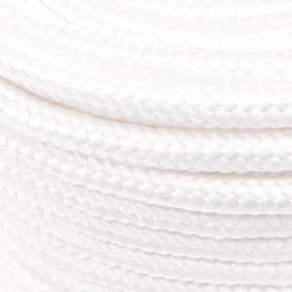 vidaXL Båtlina helvit 14 mm 100 m polypropylen Vit
