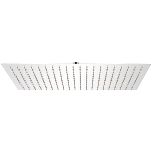 vidaXL Takduschhuvud rostfritt stål 30 x 50 cm rektangulärt Silver