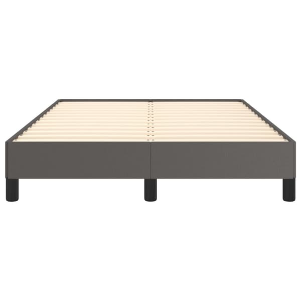 vidaXL Sängram grå 120x200 cm konstläder Grå