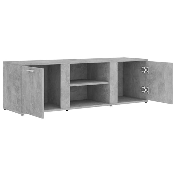 vidaXL Tv-bänk betonggrå 120x34x37 cm konstruerat trä grå