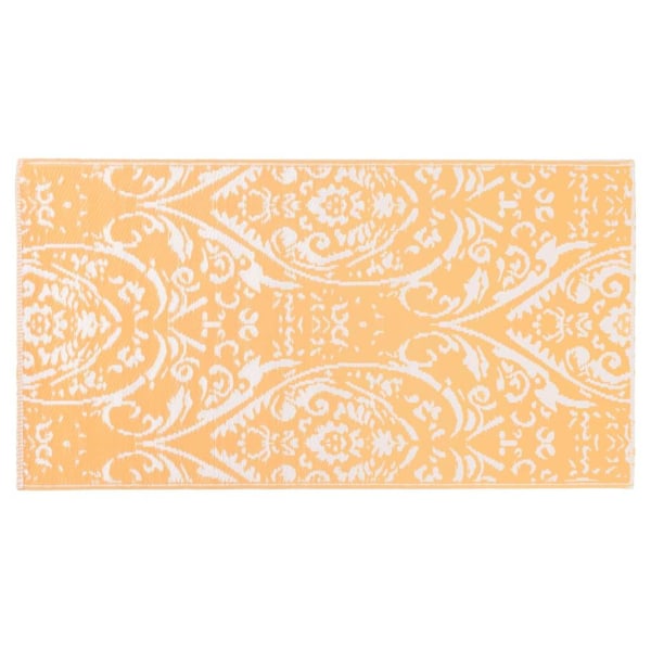 vidaXL Utomhusmatta ARAKIL orange och vit 120x180 cm PP Orange