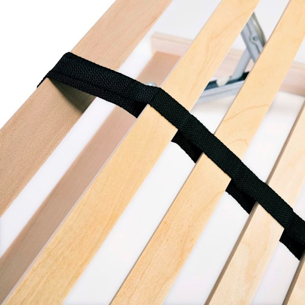 vidaXL Ribbotten utan madrass med 28 ribbor 7 zoner 120x200 cm Brun