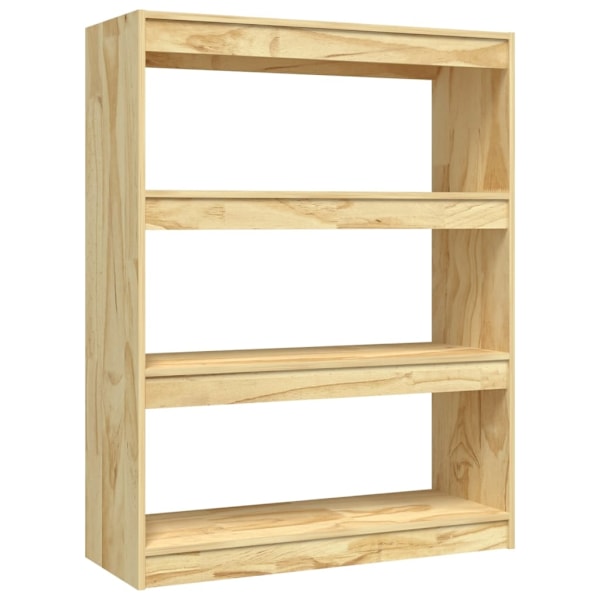vidaXL Bokhylla/rumsavdelare 100x30x103 cm furu Brun