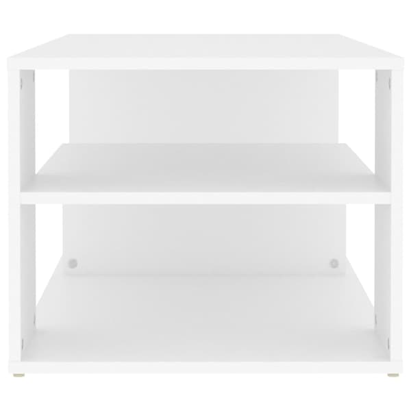 vidaXL Soffbord vit 100x50x40 cm konstruerat trä Vit