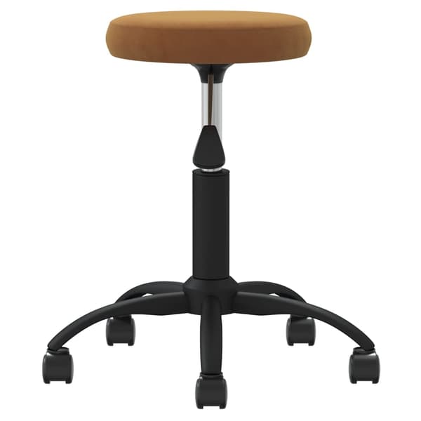 vidaXL Massagepall sammet brun Brun