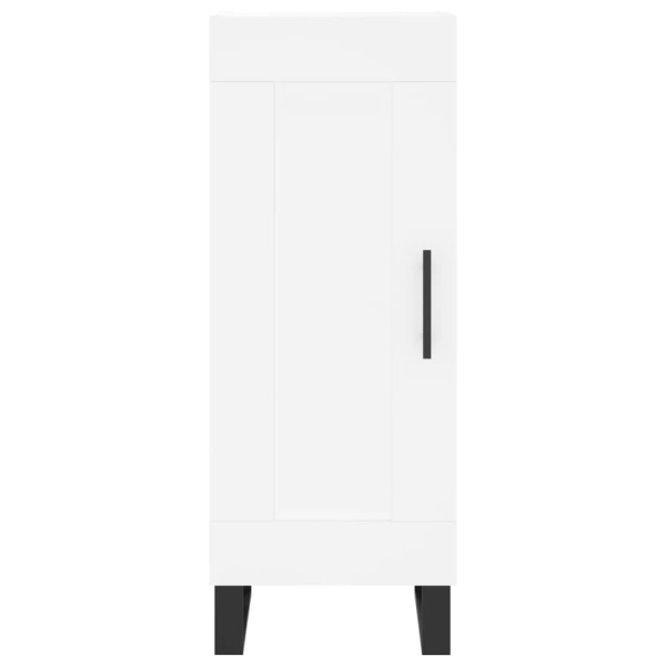 vidaXL Högskåp vit 34,5x34x180 cm konstruerat trä Vit