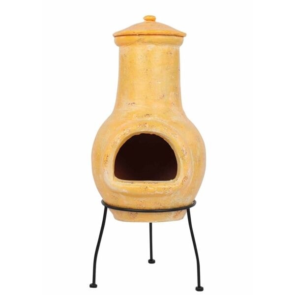 RedFire Eldstad Tampico gul 31x31x68 cm lera Gul