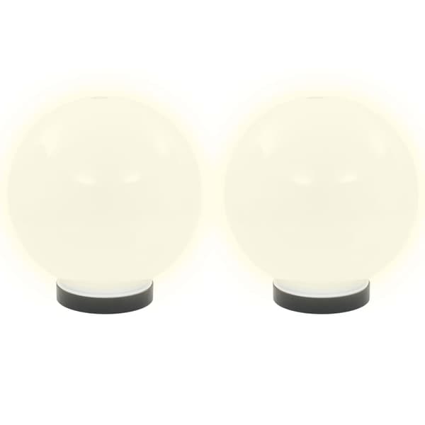 vidaXL Globlampor 4 st LED sfäriska 20 cm PMMA Vit