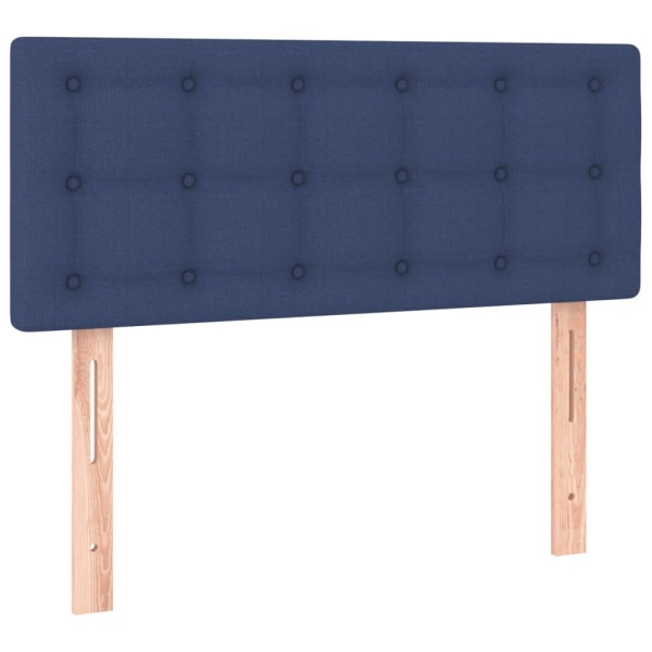 vidaXL Ramsäng med madrass blå 90x190 cm tyg Blå
