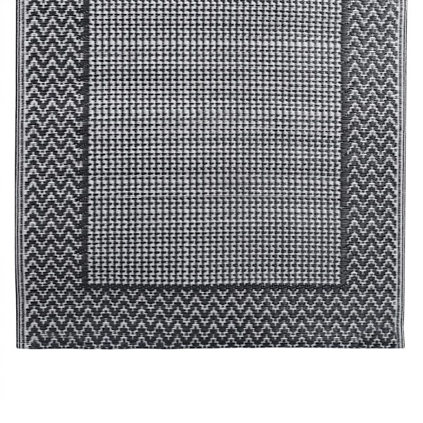 vidaXL Utomhusmatta grå 80x150 cm PP grå