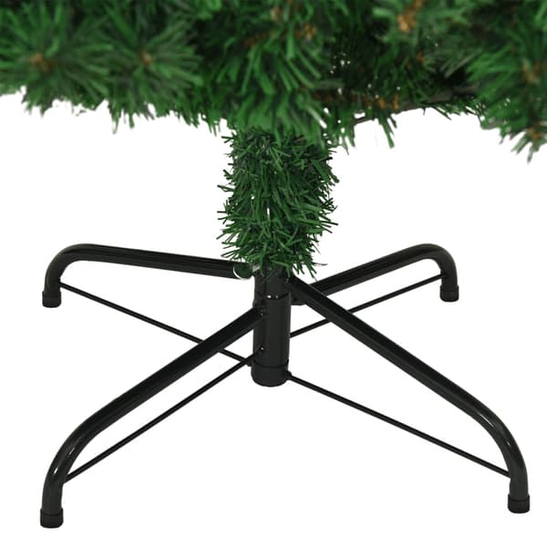 vidaXL Plastgran med tjocka grenar grön 240 cm PVC Grön