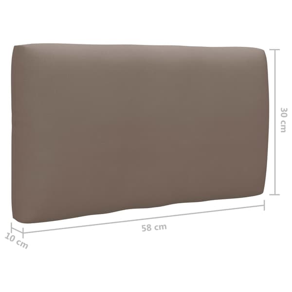 vidaXL Pallsoffa 2-sits med dynor honungsbrun impregnerad furu Brun