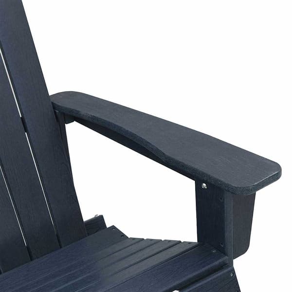 vidaXL Adirondack Gungstolar 2 st Mörkblå HDPE Marinblå