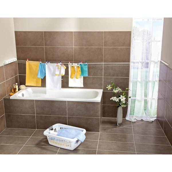Leifheit Infällbar torkställning Rollfix 210 Longline 83040 Vit