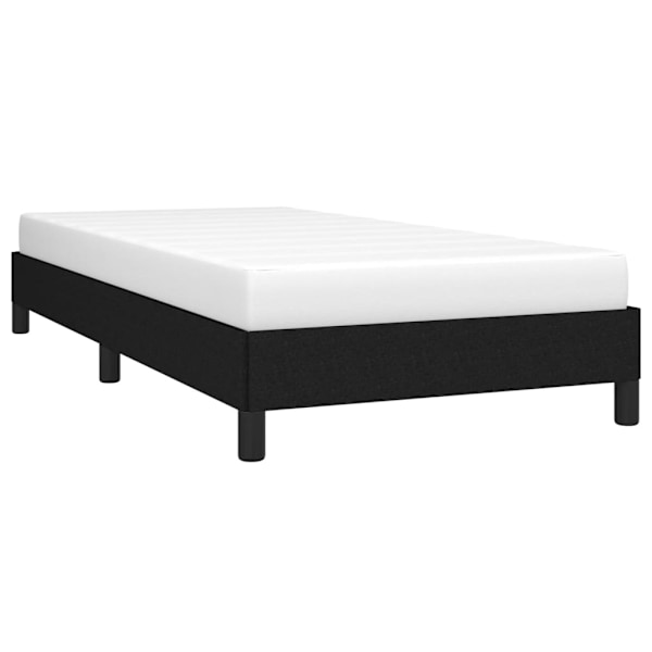 vidaXL Sängram utan madrass svart 80x200 cm tyg Svart