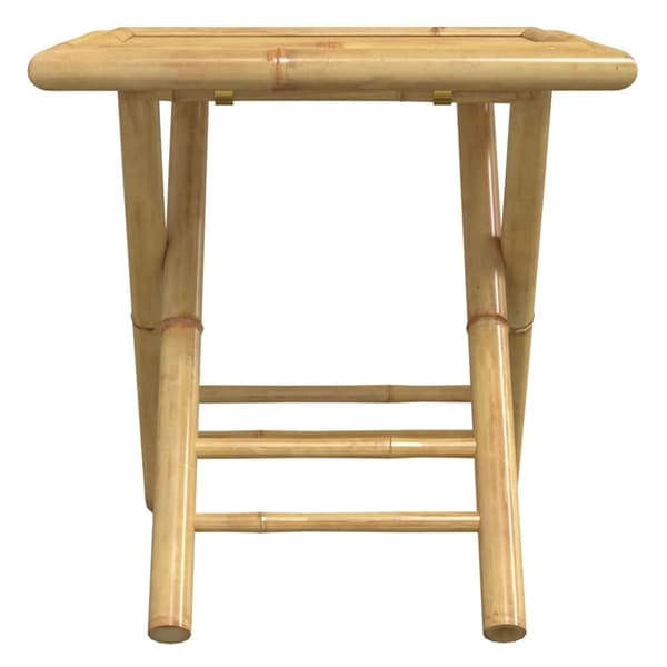 vidaXL Caféset 3 delar bambu Brun