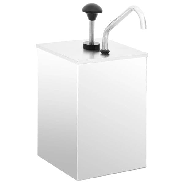 vidaXL Dressingbehållare rostfritt stål 3,5 L Silver