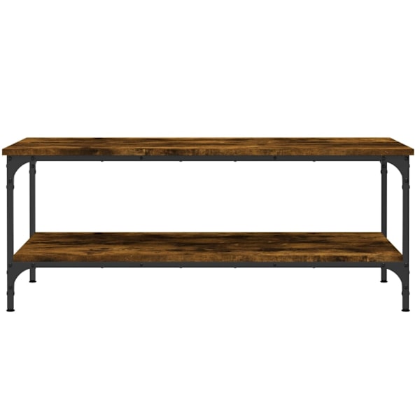 vidaXL Soffbord rökfärgad ek 100x55x40 cm konstruerat trä Brun