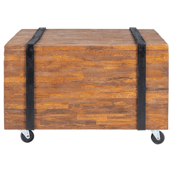 vidaXL Sidobord teak 60x60x38 cm Brun