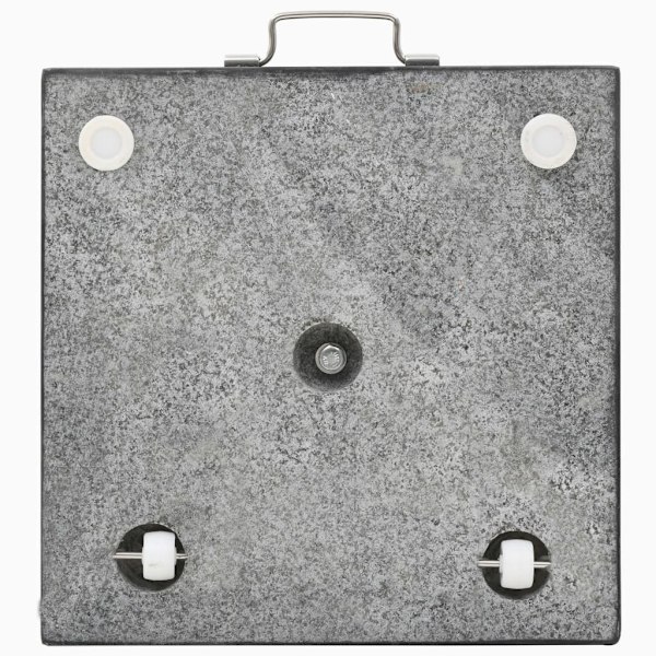 vidaXL Parasollfot granit 28,5 kg fyrkantig svart Svart