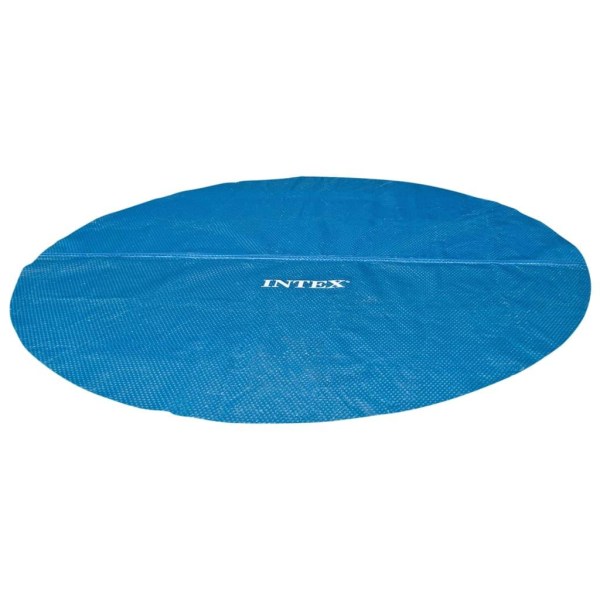 INTEX Poolöverdrag solenergi blå 206 cm polyeten Blå