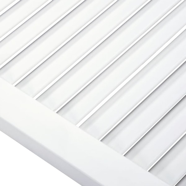 vidaXL Skåpluckor lamelldesign 2 st vit 99,3x49,4 cm massiv furu Vit