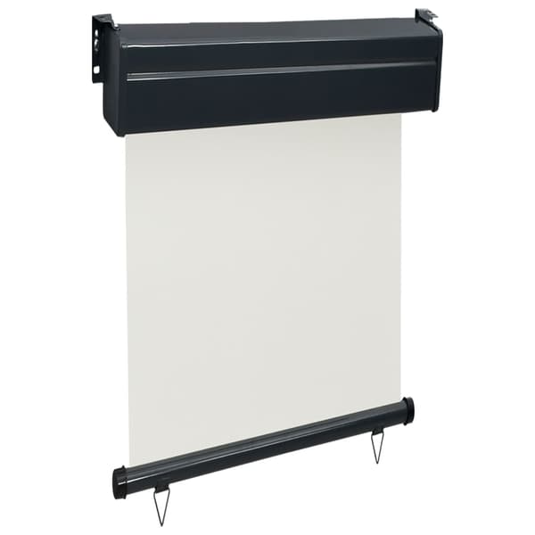 vidaXL Balkongmarkis 65x250 cm gräddvit Creme
