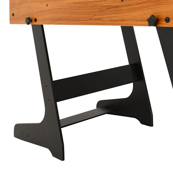 vidaXL Fotbollsbord hopfällbart 121x61x80 cm ljusbrun Brun