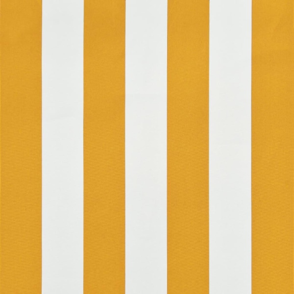 vidaXL Markis 100x150 cm gul och vit Gul