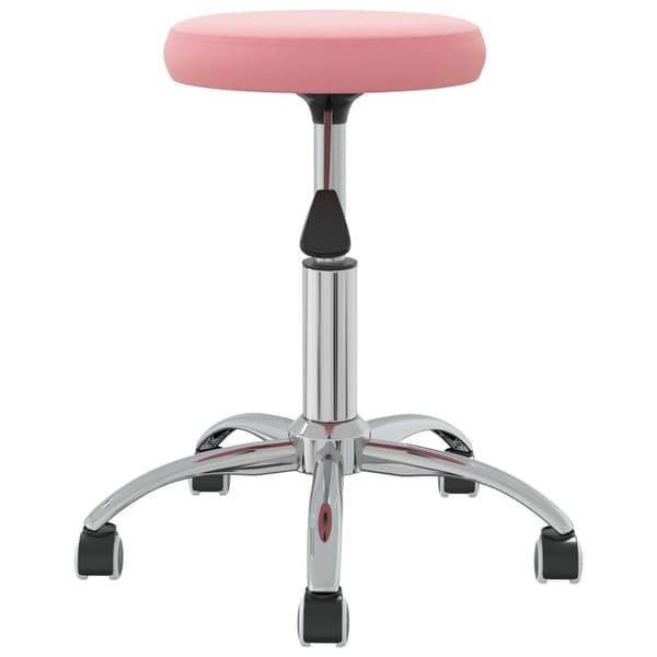 vidaXL Massagepall rosa sammet Rosa