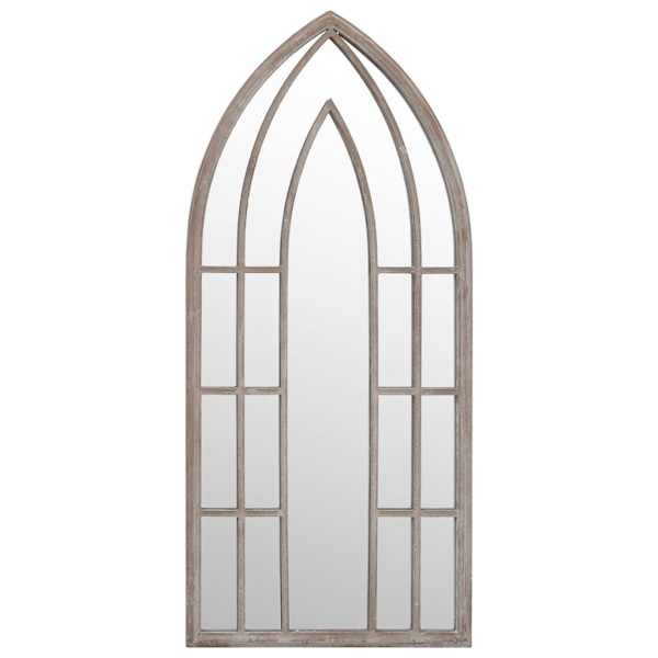 vidaXL Spegel sandfärgad 100x45 cm järn för inomhusbruk Creme