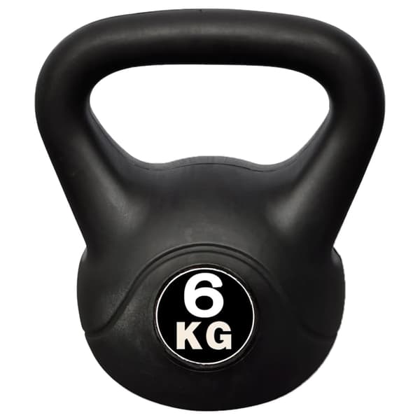 vidaXL Kettlebell 6 kg Svart