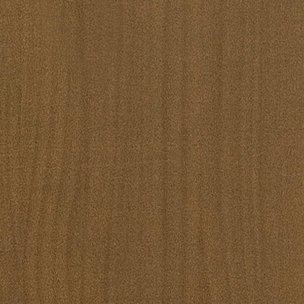 vidaXL Sängram honungsbrun massiv furu 200x200 cm Brun