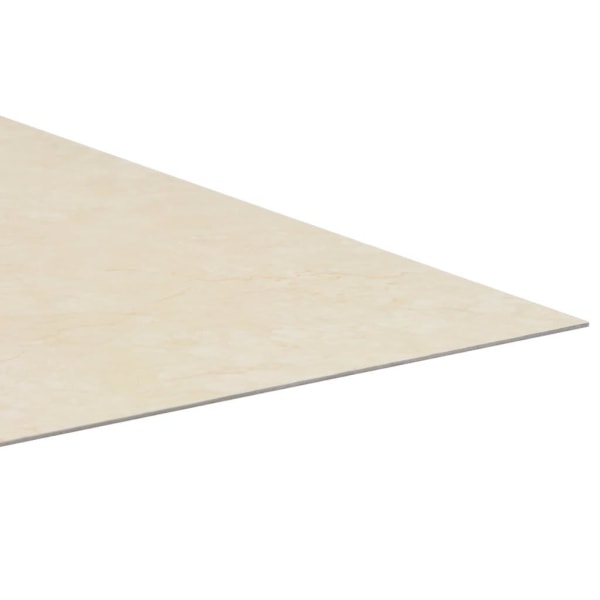 vidaXL Självhäftande PVC-golvplankor 5,11 m² beige Beige