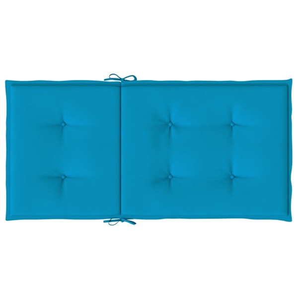vidaXL Stolsdynor 4 st blå 100x50x3 cm oxfordtyg Blå