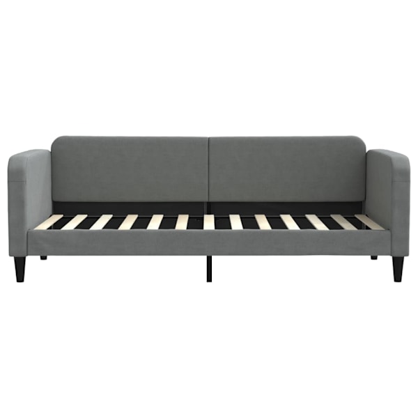 vidaXL Dagbädd utdragbar mörkgrå 80x200 cm tyg Grå