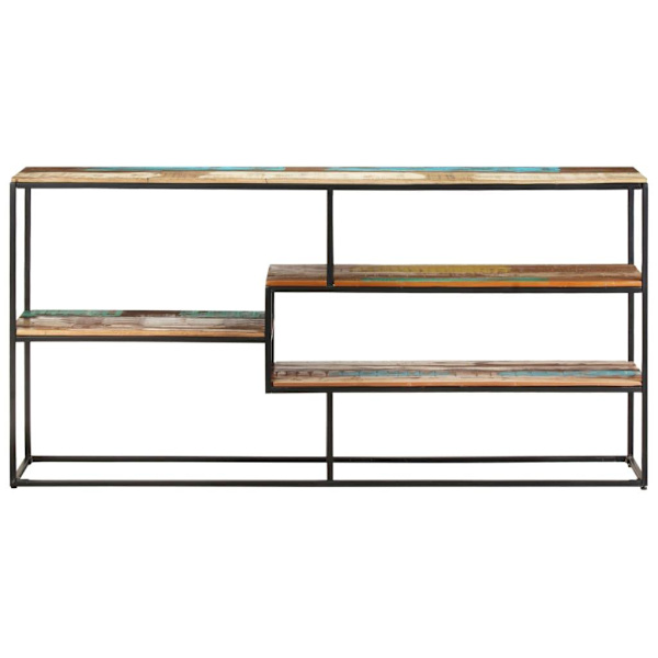 vidaXL Skänk 150x30x75 cm massivt återvunnet trä Brun