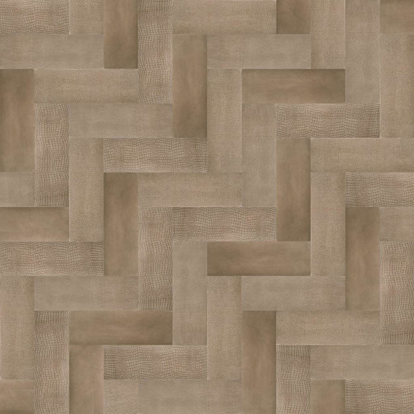 WallArt Läderplattor Stubbs rökig taupe 16 st Taupe