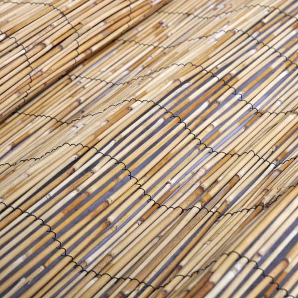 vidaXL Vassmatta 2 st 150x500 cm Brun