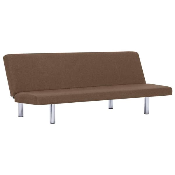 vidaXL Bäddsoffa brun polyester Brun