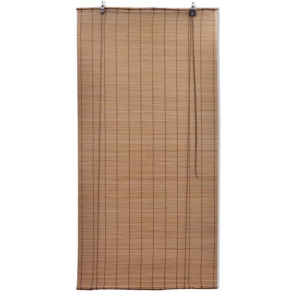 vidaXL Rullgardin bambu 80x220 cm brun Brun
