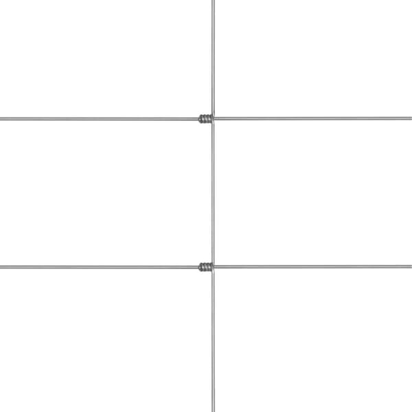 vidaXL Fårstängsel galvaniserat stål 50x1,6 m silver Silver
