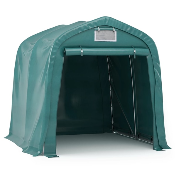 vidaXL Garagetält PVC 2,4x2,4 m grön Grön