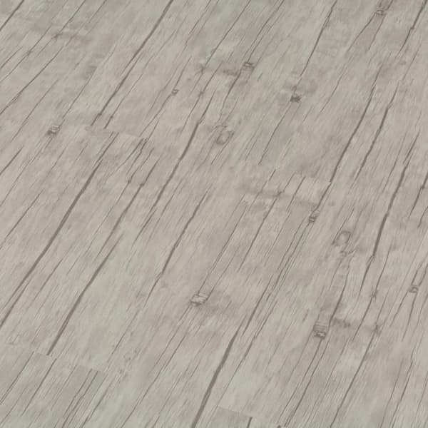 vidaXL Självhäftande golvplankor 4,46 m² 3 mm PVC ekfärgad grå