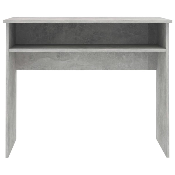 vidaXL Skrivbord betonggrå 90x50x74 cm konstruerat trä grå