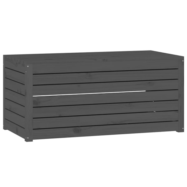 vidaXL Dynbox grå 101x50,5x46,5 cm massiv furu Grå