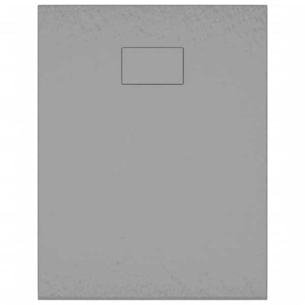 vidaXL Duschkar SMC grå 90x70 cm grå