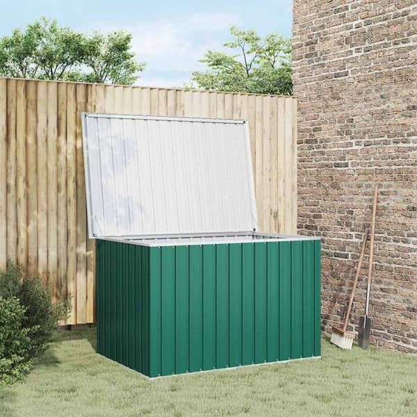 vidaXL Dynbox grön 149x99x93 cm Grön