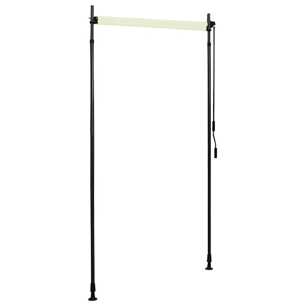 vidaXL Rullgardin utomhus 100x270 cm gräddvit Creme